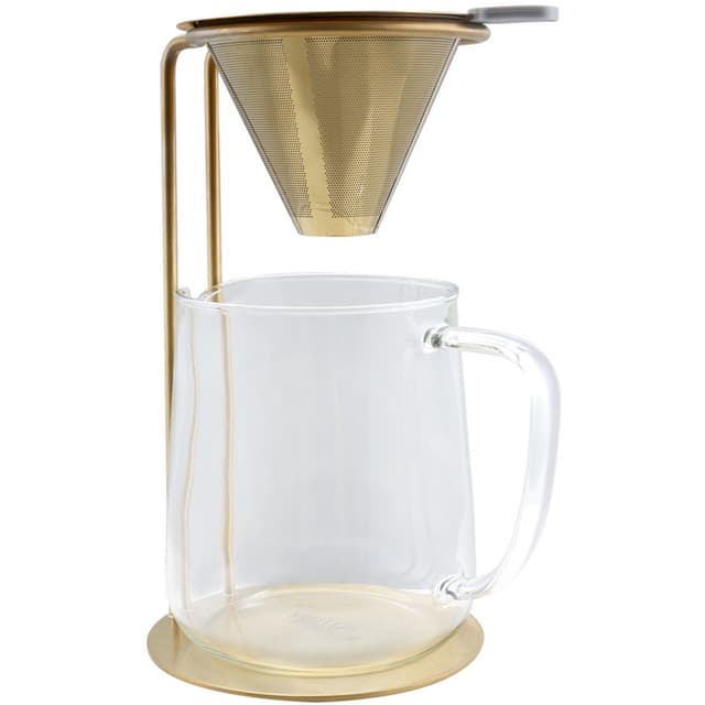 Barletta Pour Over Glaskanna med stativ – Bäst design – pour-over kaffebryggare bäst i test 2026