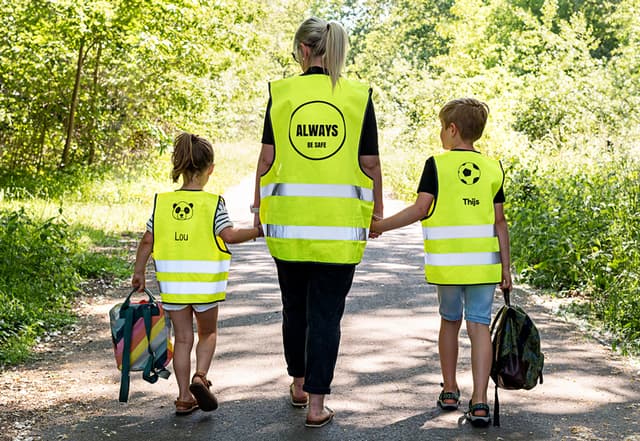 Smartphoto Personlig Reflexväst 4–6 år – Bäst med personlig design – reflexväst för barn bäst i test 2026