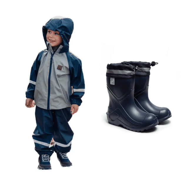 Wobbi Stella & Kim (blå) – Bäst för små äventyrare – regnställ för skolbarn bäst i test 2026