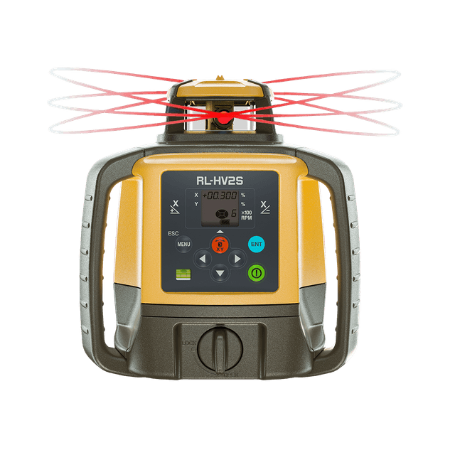 Topcon RL-HV2S – Bäst för lutning – rotationslaser bäst i test 2026
