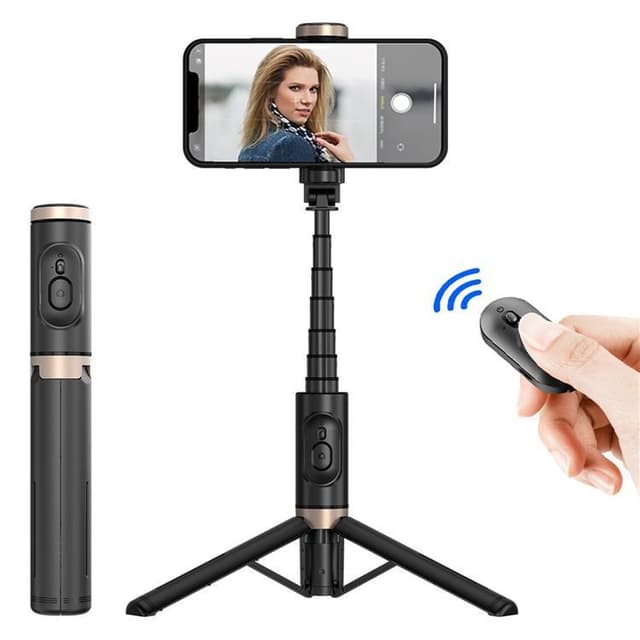 Q12 Bluetooth Selfiepinne – Bäst med stativ – selfiepinne bäst i test 2026