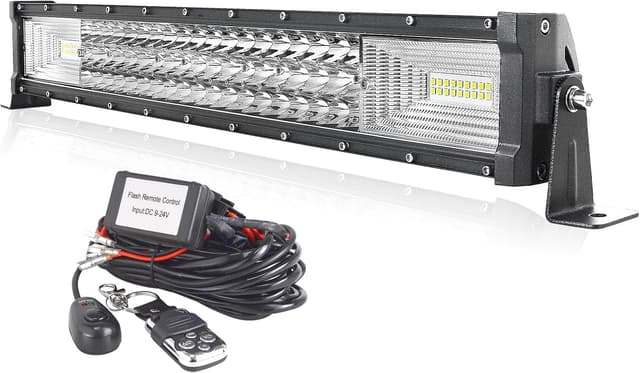 AUXTINGS 56 cm LED-ljusstång – Bästa mångsidiga ljusbåge – skoter extraljus bäst i test 2026