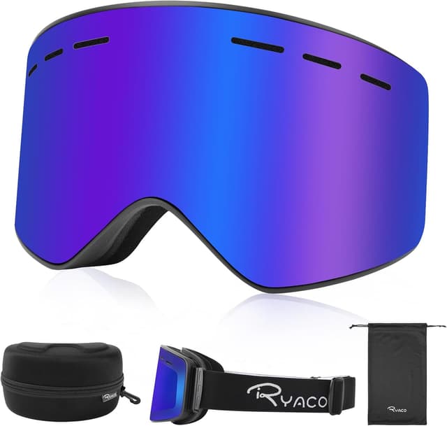 Ryaco skidglasögon med magnetisk lins – Bästa med magnetisk lins – skoterglasögon bäst i test 2026