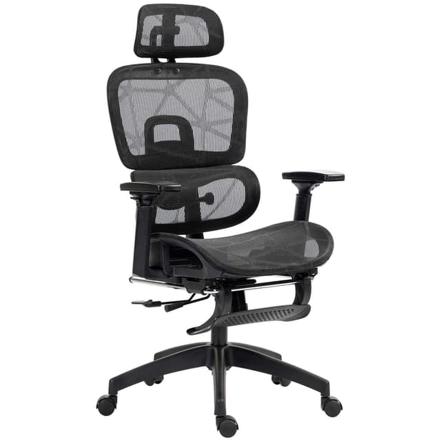 Ergo-meshstol med nack- och svankstöd – Bäst i test – ergonomisk kontorsstol bäst i test 2026