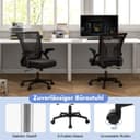 Medium-back med fällbara armstöd