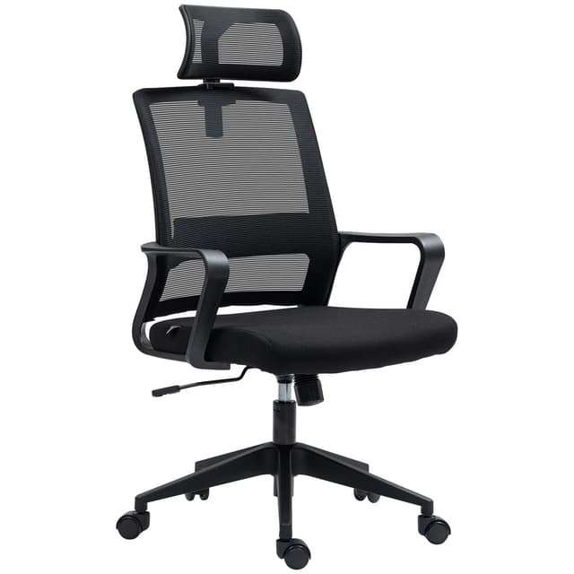 Meshstol med justerbart nackstöd – Bäst med meshrygg – ergonomisk kontorsstol bäst i test 2026