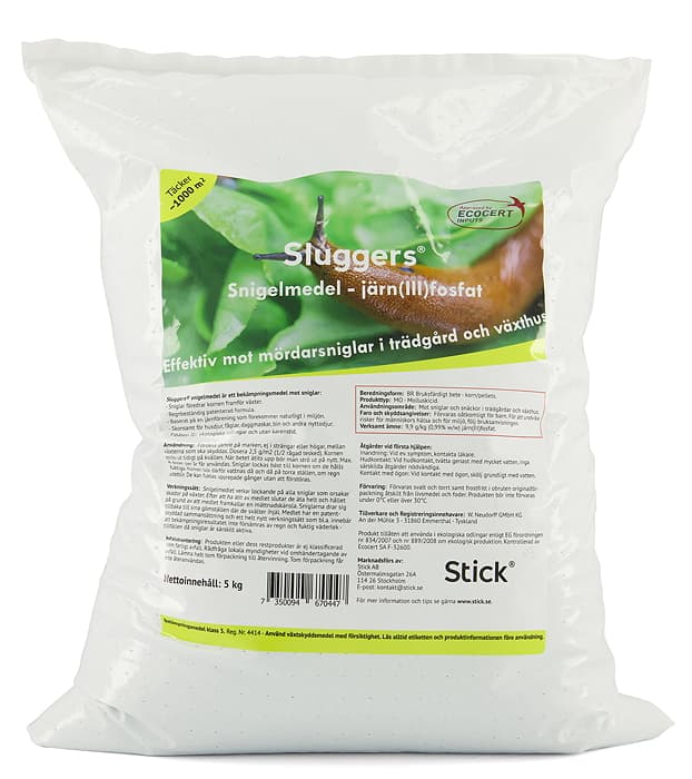 Sluggers® snigelmedel 5 kg – Bäst för stora ytor – snigelmedel bäst i test 2026