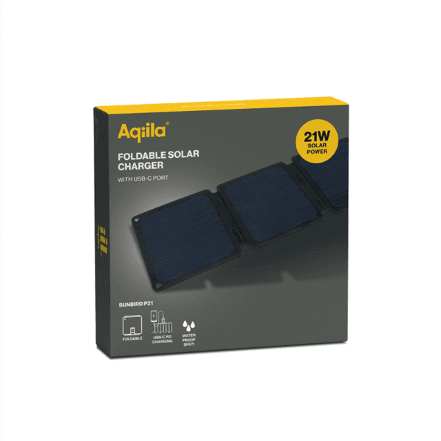 Aqiila Sunbird P21 – Bästa mellanklass – solcellsladdare för mobil bäst i test 2026