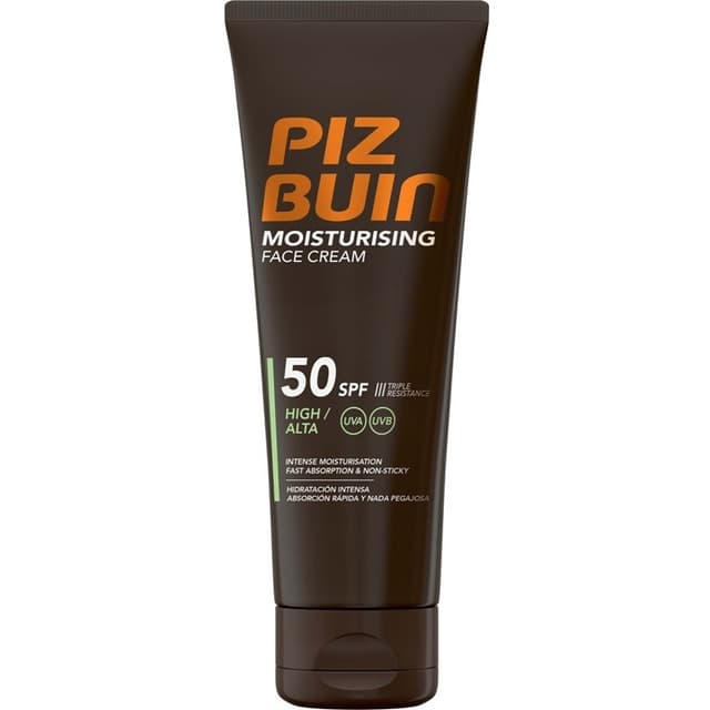 Piz Buin Moisturising Face Cream – Bästa prisvärda – solkräm spf50 bäst i test 2026