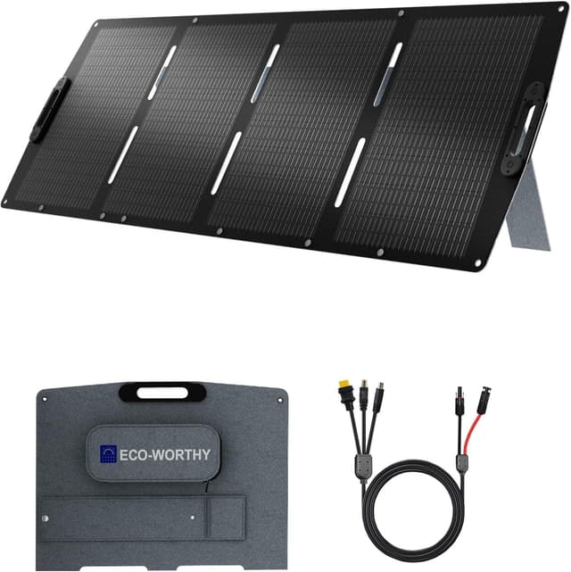 ECO-WORTHY 200 W vikbar ETFE – Bäst premium – solpanel båt bäst i test 2026