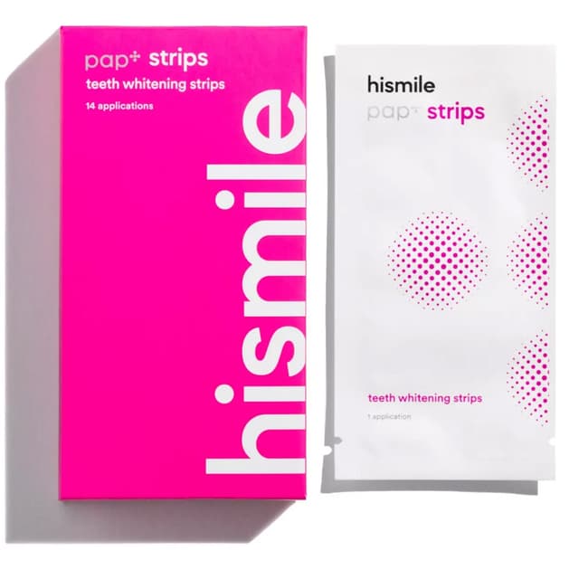 Hismile PAP+ Whitening Strips – Bäst i test – tandblekning strips bäst i test 2026