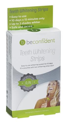 Beconfident X3 Strips 10 dgr – Bästa 10-dagarskur – tandblekning strips bäst i test 2026