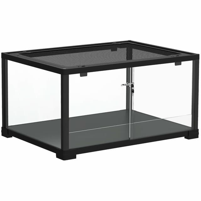Reptilterrarium 86 L med säker dörr – Bäst med säker låsning – terrarium glas bäst i test 2026