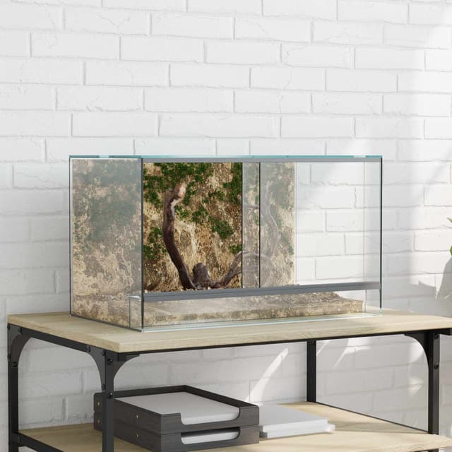 vidaXL Terrarium 50×30×30 cm – Bäst för mellanstora reptiler – terrarium glas bäst i test 2026