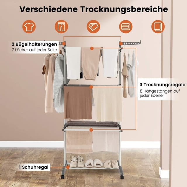 4-lagers torkställning grå – Bäst i test – torkställ kläder bäst i test 2026