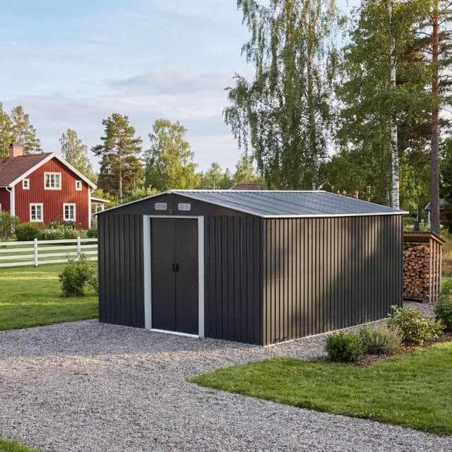 Metalcraft Förråd 12,5 m² – Bästa för stora volymer – trädgårdsförråd bäst i test 2026