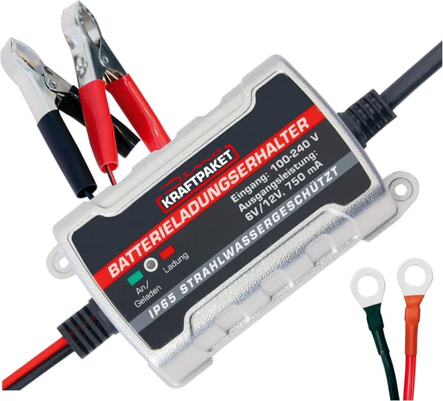 Dino KRAFTPAKET 750mAh – Bäst för motorcyklar och småfordon – underhållsladdare bäst i test 2026