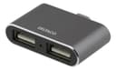 DELTACO USB-C mini-hubb