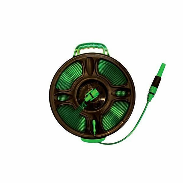 Kompakt platt slangvinda 15 m – Bäst kompakt – vattenslangvinda bäst i test 2026