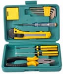 Mini verktygslåda med 11 verktyg