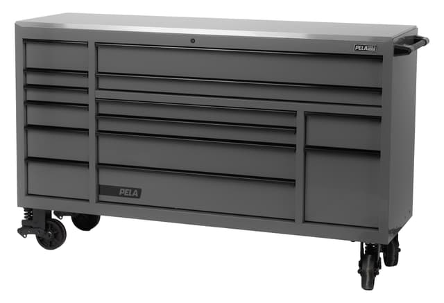 PELA USA 2.0 14-lådor grå – Bäst i test – verktygsvagn bäst i test 2026