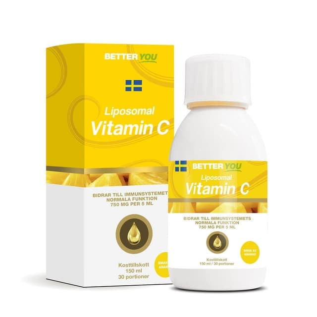 Better You Liposomal Vitamin C Ananas – Bäst flytande alternativ – vitamin c liposomal bäst i test 2026