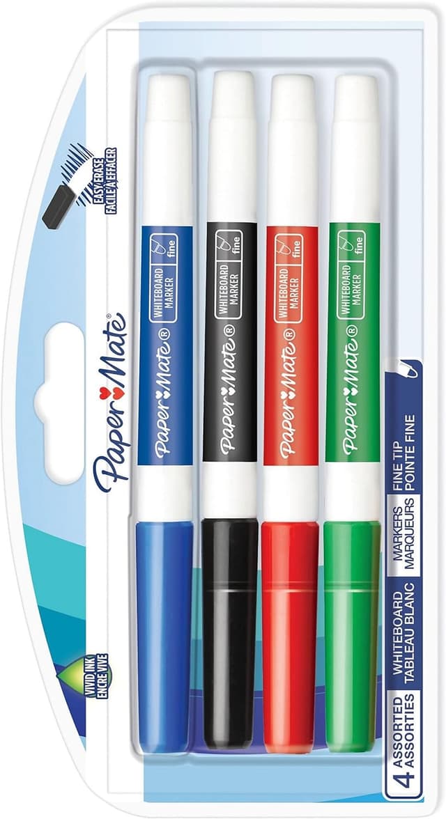 Paper Mate Low Odour 4-pack – Bäst doftfria – whiteboardpenna bäst i test 2026