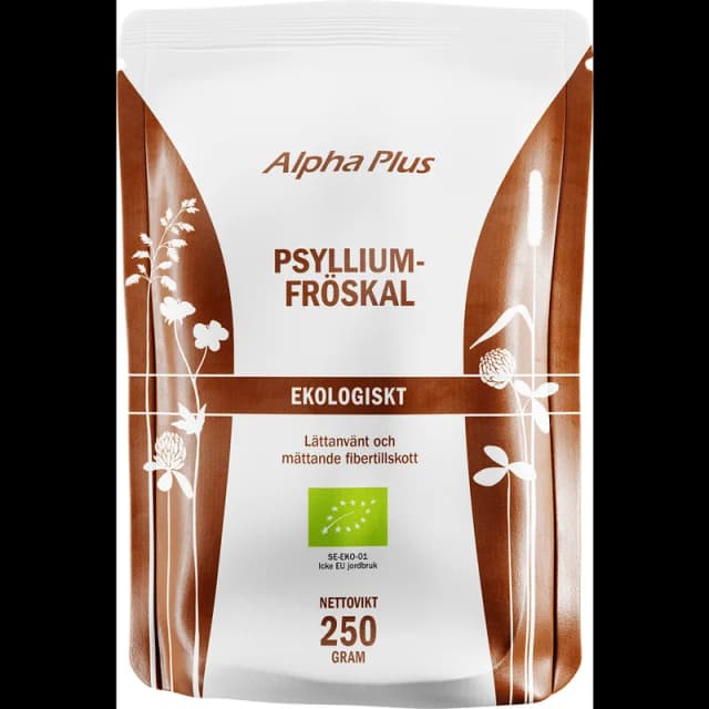 Alpha Plus Psyllium Fröskal 250g – Bäst i test – psylliumfröskal bäst i test 2026