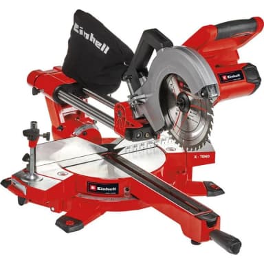 Einhell Sladdlösa drag-kap-geringssågen TE-SM 36/210 Li – Solo Power X-Change (litiumjon, lättgående dragfunktion, kaplinje-laser, utan batteri och laddare)