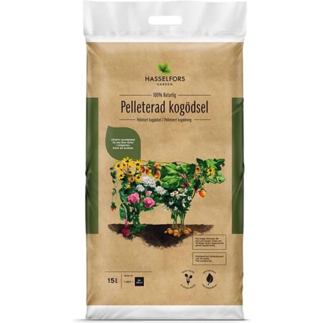 Hasselfors Garden Kogödsel Pelleterad 15L – Bäst i test – kogödsel bäst i test 2026