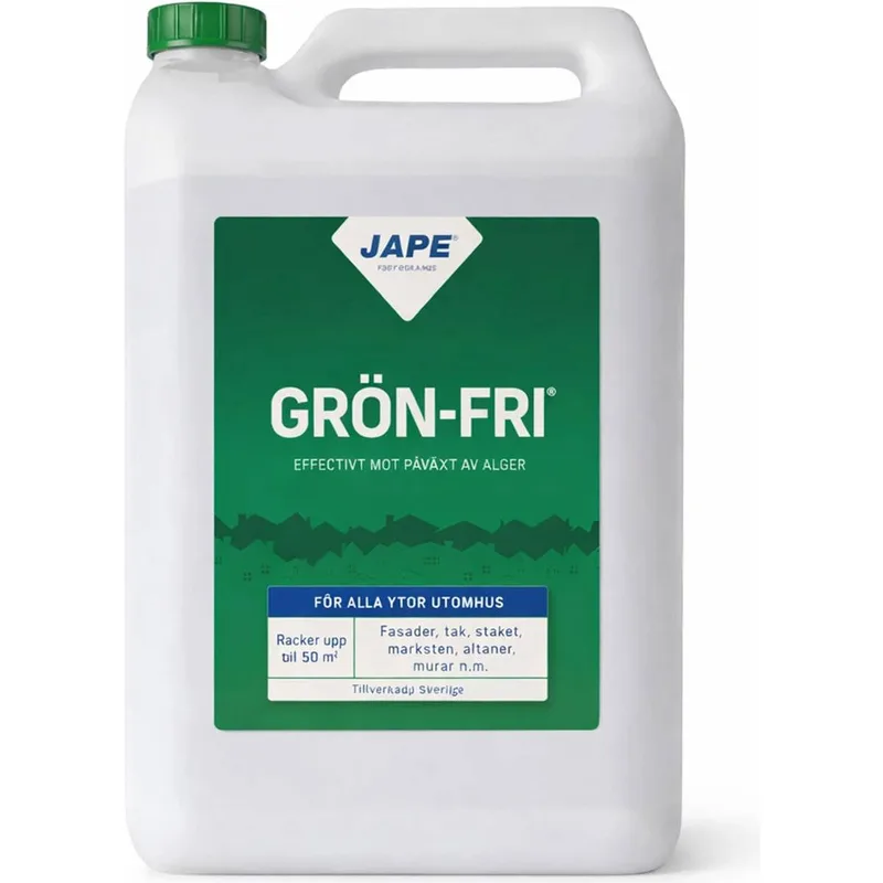 Jape Grön-Fri 5L Biocid Bekämpningsmedel 5L – Bäst i test – trallrengöring bäst i test 2026