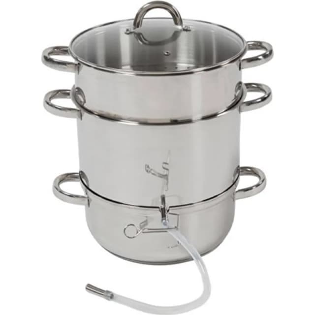 tectake Saftmaja Saftkokare 15 liter, rostfritt stål - silver – Bäst i test – saftmaja bäst i test 2026